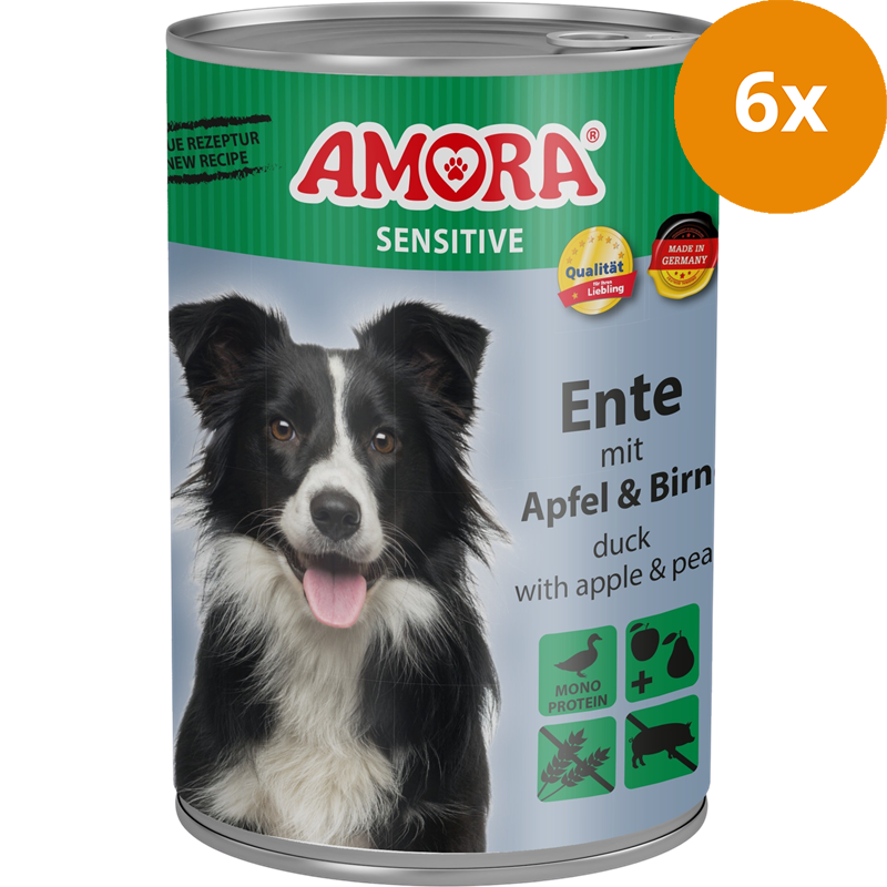 AMORA Sensitive Ente, Apfel & Birne 400 g