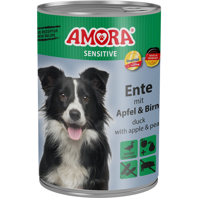 AMORA Sensitive Ente, Apfel & Birne 400 g