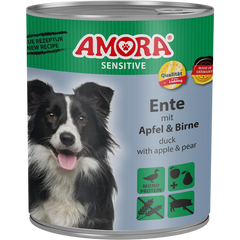 AMORA Sensitive Ente, Apfel & Birne 800 g