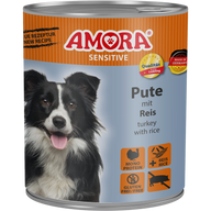 AMORA Sensitive Pute & Reis 800 g