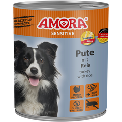 AMORA Sensitive Pute & Reis 800 g