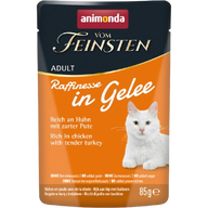 Animonda vom Feinsten Raffinesse in Gelee Adult reich an Huhn mit Pute 85 g