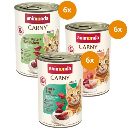 animonda Carny 400 g - Mix Sparpaket
