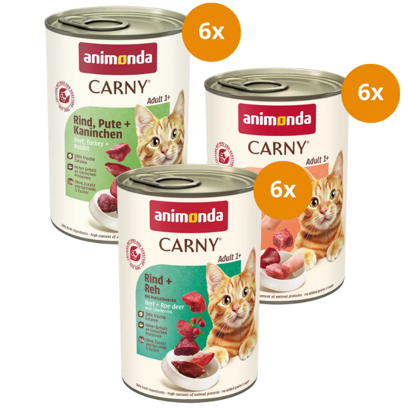animonda Carny 400 g - Mix Sparpaket