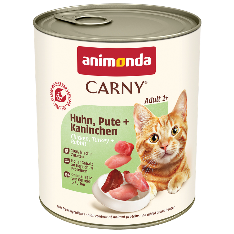 animonda Carny Adult Huhn, Pute & Kaninchen 800 g