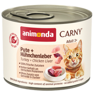 animonda Carny Adult Pute & Hühnchenleber 200 g