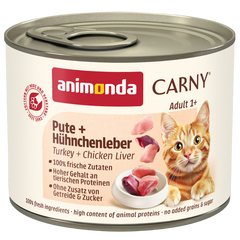animonda Carny Adult Pute & Hühnchenleber 200 g