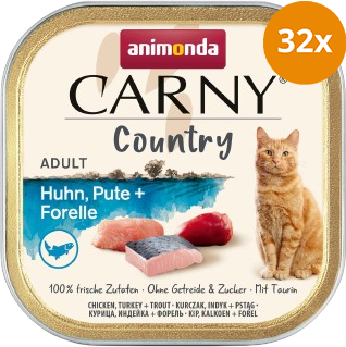 animonda Carny Country Huhn, Pute & Forelle 100 g