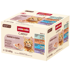 Animonda Cat Carny Fine Fillets Adult Vielfalt in Gelee 12 x 60 g