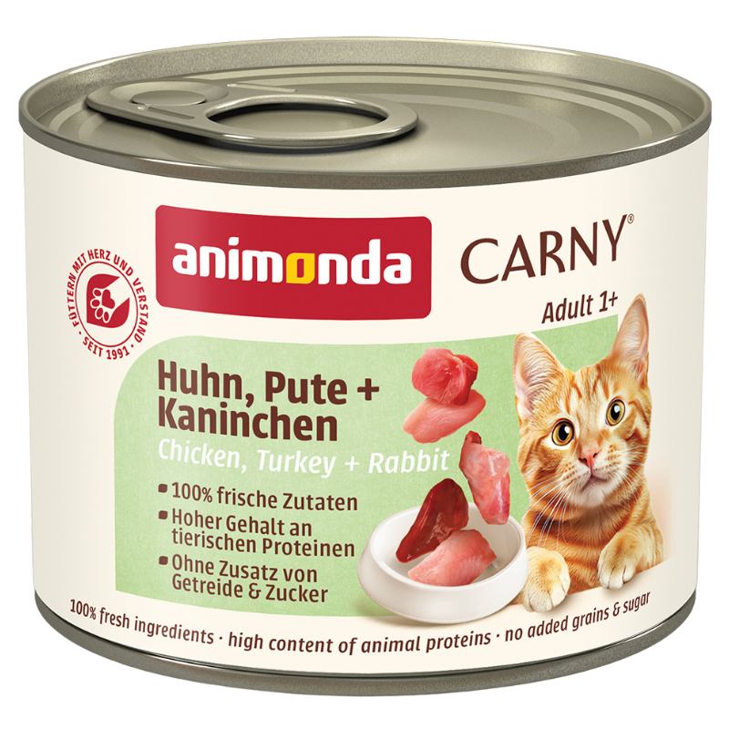 animonda Carny Huhn, Pute + Kaninchen 200 g