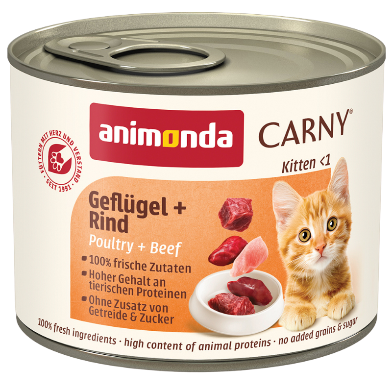 animonda Carny Kitten Geflügel & Rind 200 g
