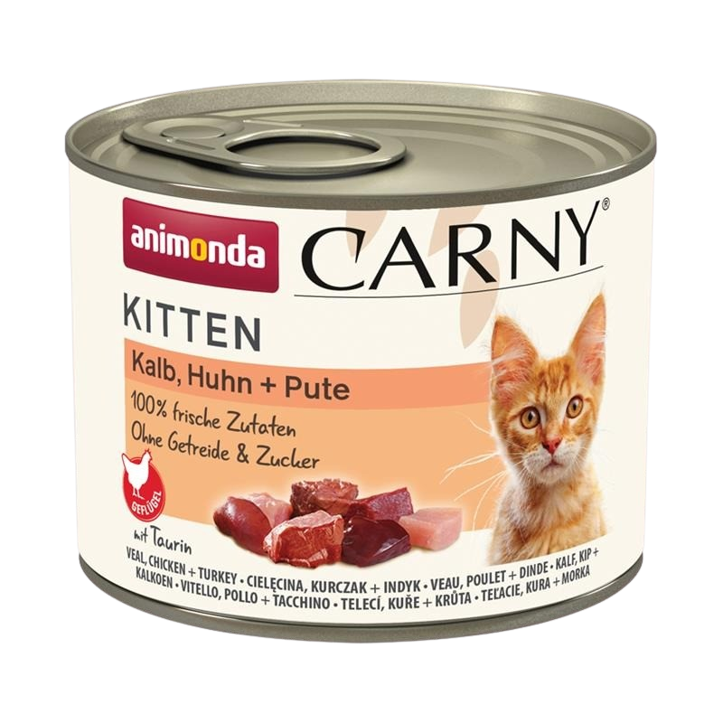 animonda Carny Kitten Kalb, Huhn & Pute 200 g