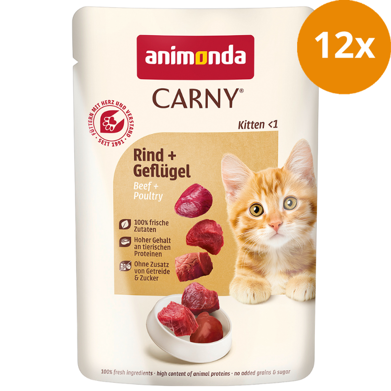 animonda Carny Kitten Rind  & Geflügel 85 g