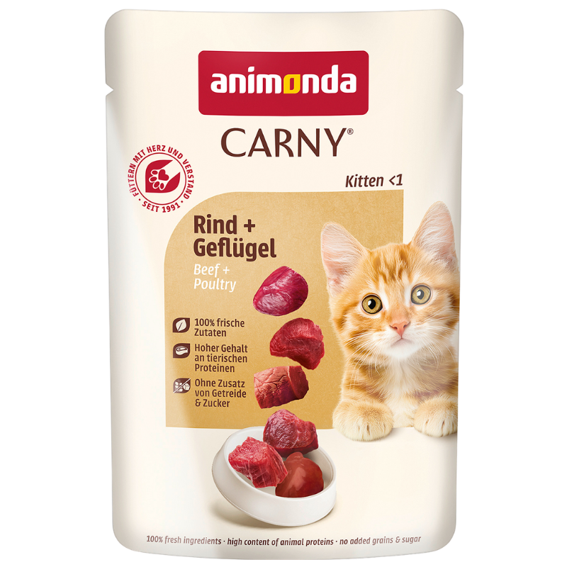 animonda Carny Kitten Rind  & Geflügel 85 g