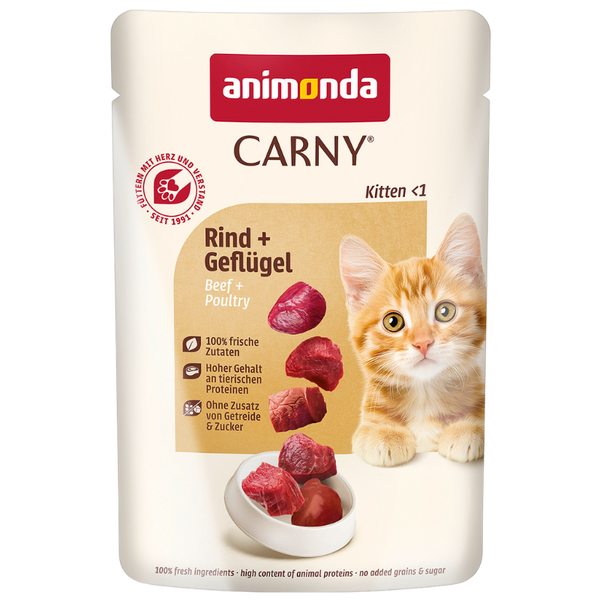 animonda Carny Kitten Rind & Geflügel 85 g günstig kaufen
