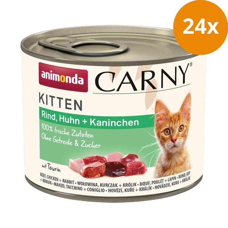 animonda Carny Kitten Rind, Huhn & Kaninchen 200 g