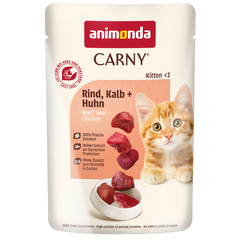 animonda Carny Kitten Rind, Kalb & Huhn 85 g