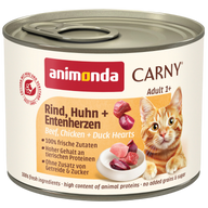 animonda Carny Rind, Huhn + Entenherzen 200 g