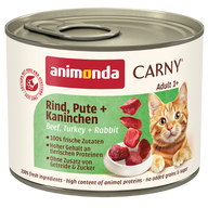 animonda Carny Rind, Pute + Kaninchen 200 g