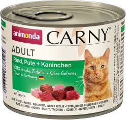 animonda Carny Rind, Pute + Kaninchen 200 g