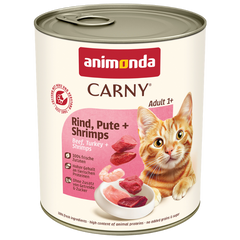animonda Carny Rind, Pute + Shrimps 800 g