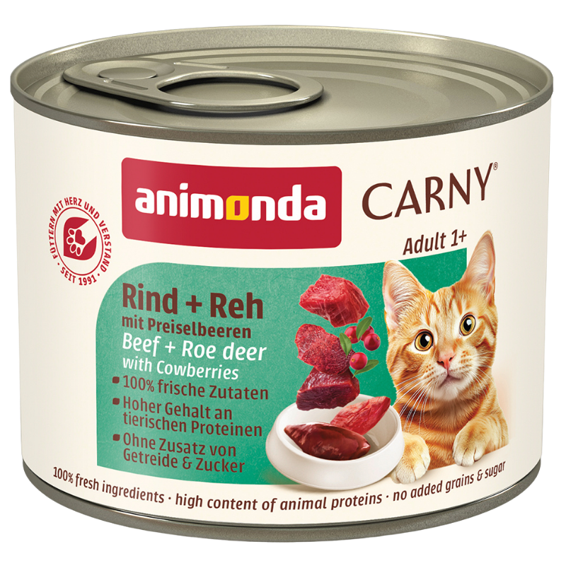 animonda Carny Rind, Reh + Preiselbeeren 200 g