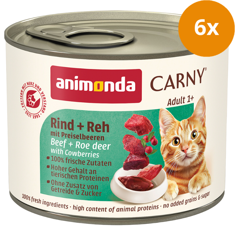 animonda Carny Rind, Reh + Preiselbeeren 200 g