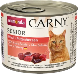 animonda Carny Senior Rind & Putenherzen 200 g