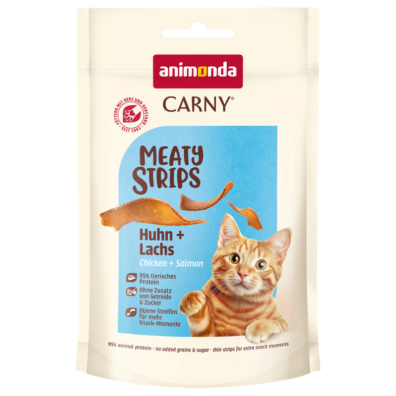 Animonda Carny Snack Meat Yummies Adult Huhn & Lachs 50 g