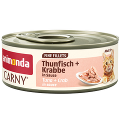 Animonda Cat Carny Fine Fillets Adult Thunfisch & Krabbe in Sauce 60 g