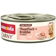 Animonda Cat Carny Fine Fillets Adult Weißer Thunfisch & Lachs in Gelee 60 g