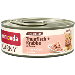Animonda Cat Carny Fine Fillets Adult Weißer Thunfisch & Lachs in Gelee 60 g