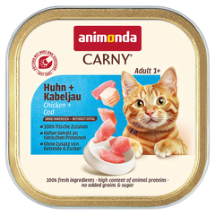 Animonda Cat Carny Adult Huhn & Kabeljau 85 g