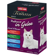 Animonda Cat vom Feinsten Raffinesse in Gelee Adult Mixpack Land & Wasser 12 x 85 g