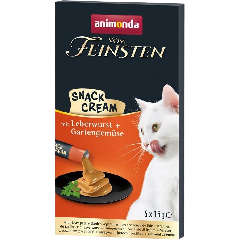 animonda Cat Snack vom Feinsten Adult Leberwurst 90 g