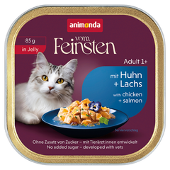 Animonda Cat vom Feinsten in Jelly Adult mit Huhn & Lachs 85 g