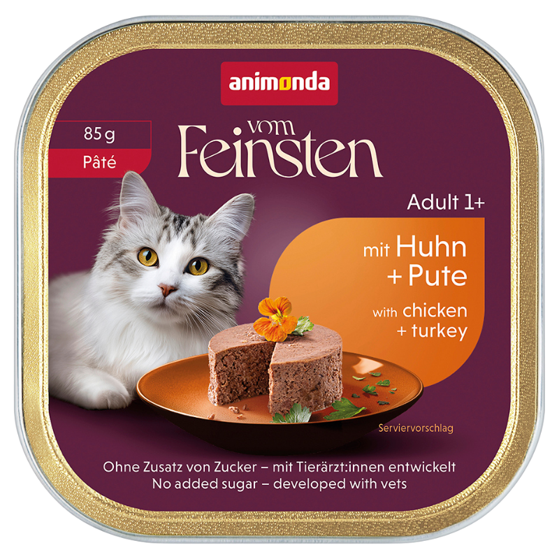 Animonda Cat vom Feinsten Adult Pâté mit Huhn & Pute 85 g