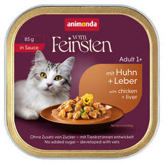 Animonda Cat vom Feinsten in Sauce Adult mit Huhn & Leber 85 g