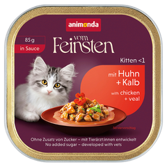 Animonda Cat vom Feinsten in Sauce Kitten mit Huhn & Kalb 85 g
