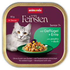 Animonda Cat vom Feinsten in Sauce Senior mit Geflügel & Ente 85 g