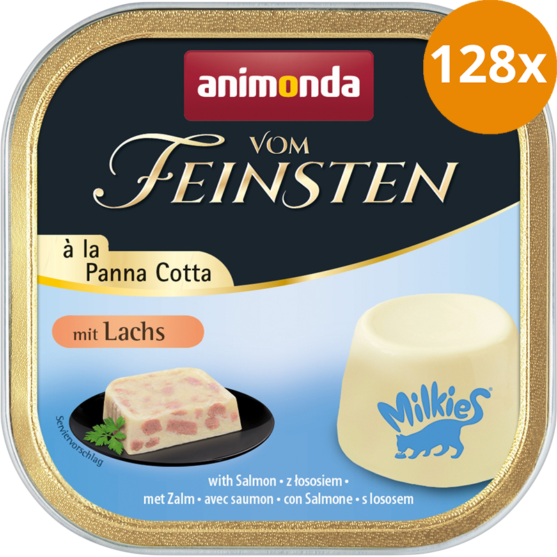 animonda Cat vom Feinstens Panna Cotta mit Lachs 100 g
