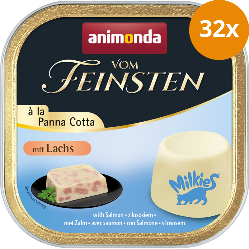 animonda Cat vom Feinstens Panna Cotta mit Lachs 100 g