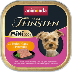 animonda Dog vom Feinsten Mini Adult Huhn, Gans & Petersilie 100 g