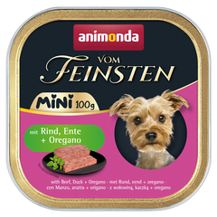 animonda Dog vom Feinsten Mini Adult Rind, Ente & Oregano 100 g