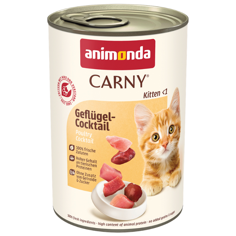 animonda Dose Carny Kitten Geflügel Cocktail 400 g
