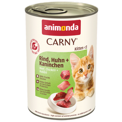 animonda Dose Carny Kitten Rind, Huhn & Kaninchen 400 g