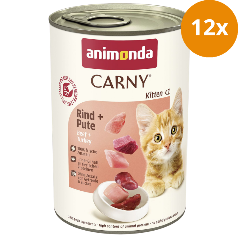 animonda Dose Carny Kitten Rind & Pute 400 g