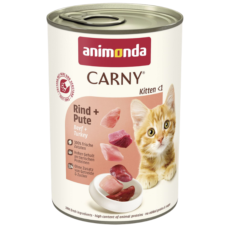 animonda Dose Carny Kitten Rind & Pute 400 g