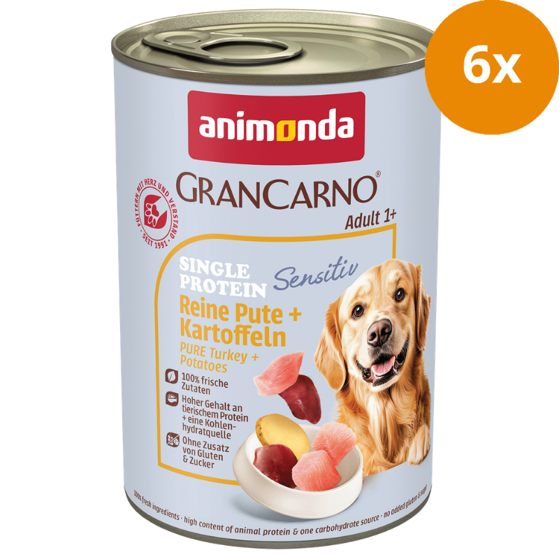 animonda GranCarno Adult Sensitiv Reine Pute & Kartoffeln 400 g