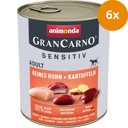 animonda GranCarno Adult Sensitiv Reines Huhn & Kartoffeln 800 g